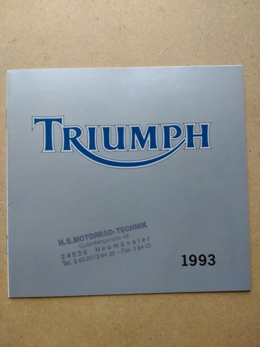 Triumph motorräder preisliste - triumph,