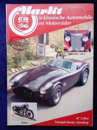 Oldtimer markt 1985 ac - oldtimer, 8.1985