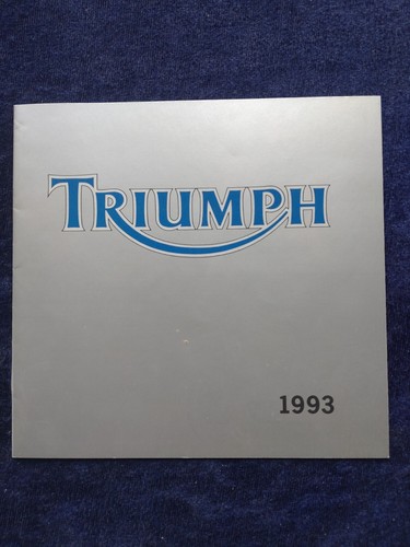 Triumph motorräder prospekt - motorräder,