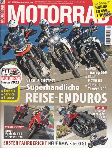 Motorrad 2022 toptest - 05/2022,