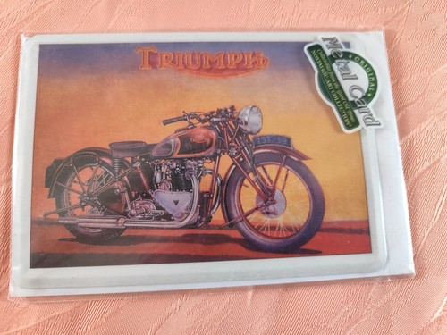 Triumph motorrad postkarte - triumph,