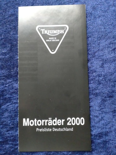 Triumph motorräder 2000 - motorräder,