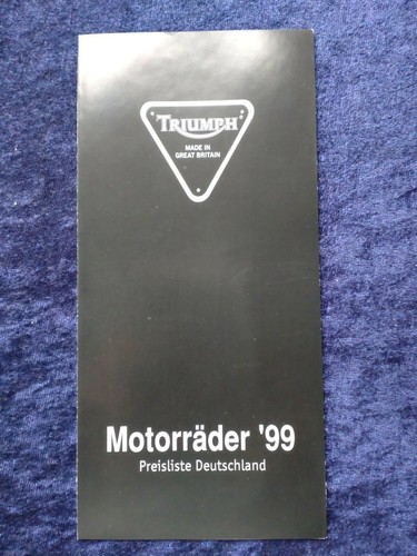 Triumph motorräder 1999 - motorräder,
