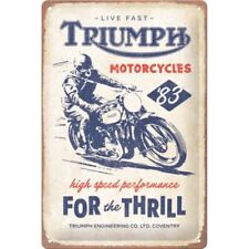 Triumph Nostalgie Blechschild