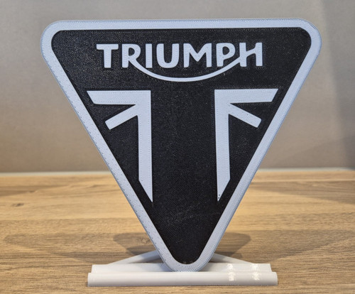 Triumph motorrad logo schild - "triumph",