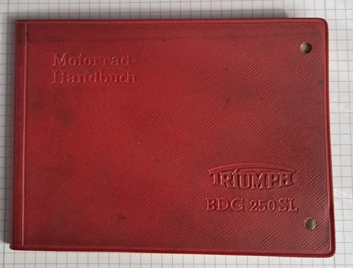 Triumph bdg 250 motorrad - triumph,