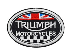 Triumph  Motorrad  Bügelbild