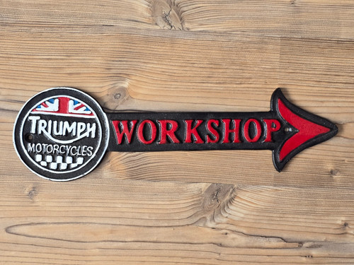 Triumph garage werkstatt - &,