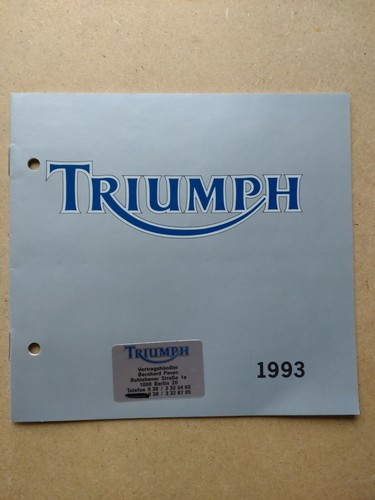 Triumph motorräder preisliste - triumph,